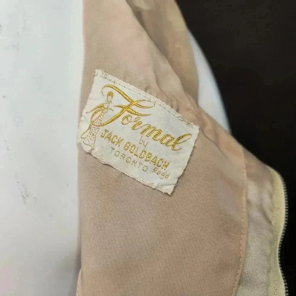 Vintage 1960s Jack Goldbach Cocktail Dress 8-10 M - Picture 10 of 10